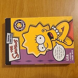 EUC Simpsons Lisa trading cards deck